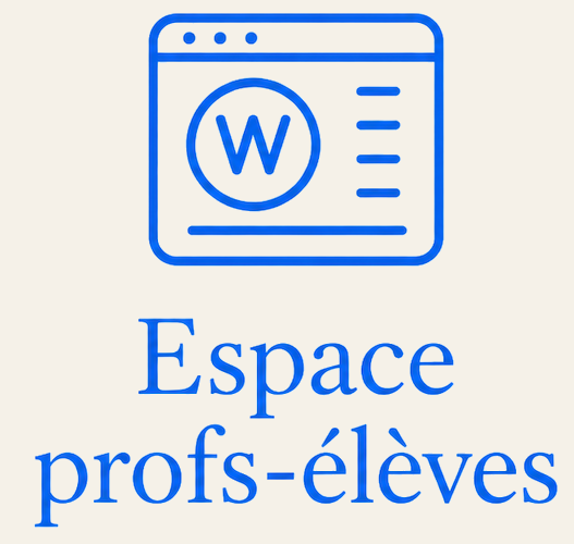 Espace profs-élèves